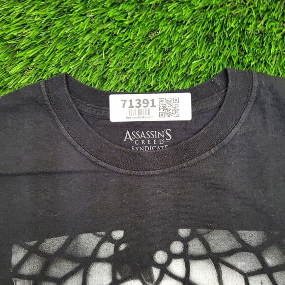 Assassins-Creed Syndicate Shirt Medium 19x26 Black - Picture 8 of 11